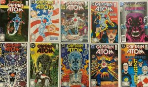 Captain Atom lot from:#1-57 + Annuals 20 different books 8.0 VF (1987 to 1991)