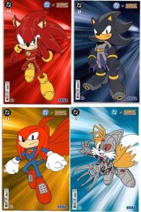 (2025) DC X SONIC THE HEDGEHOG #1 2nd 3rd 4th 5th Print Variant Cover Set!