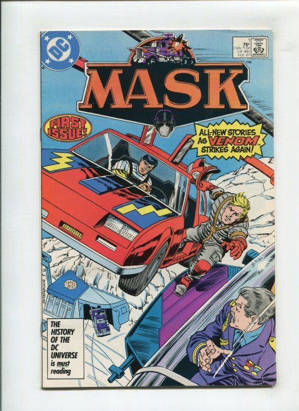 2 PIECE MASK #1 (9.2) VENOM STRIKES AGAIN! 1987!