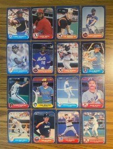 1986 Fleer Baseball Star lot (16 ) Nm-Mt - Mint