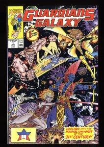 Guardians of the Galaxy (1990) #1 NM+ 9.6 1st Taserface!