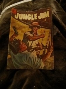 JUNGLE JIM 1954 Dell Four Color 565 Comic Book Painted Cover Golden Age hero