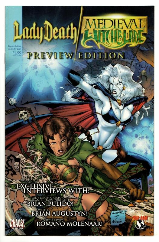 Lady Death Medieval Witchblade #1 Preview Book (Chaos!, 2001) VF