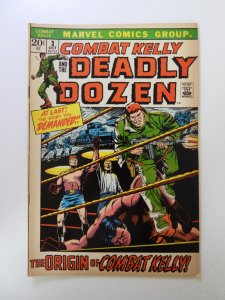 Combat Kelly and the Deadly Dozen #3 (1972) FN condition