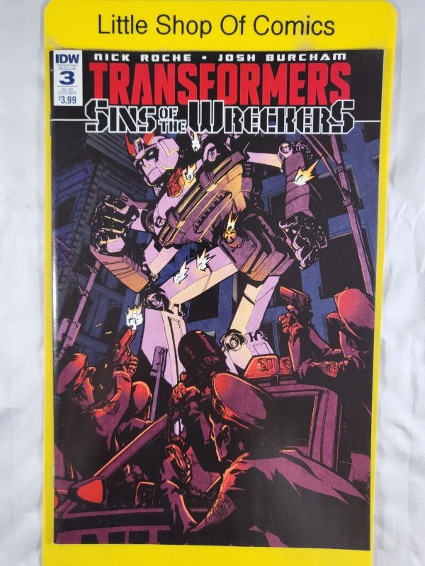 Transformers Sins of the Wreckers #3 Subscription Andy MacDonald Variant 2016