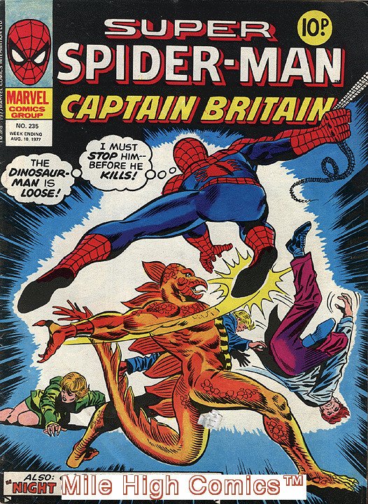 SUPER SPIDER-MAN AND CAPTAIN BRITAIN  (UK MAG) #235 Very Fine