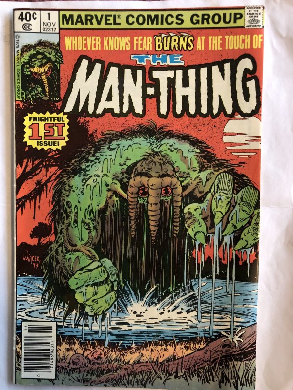 The Man-Thing # 1, VG, 2nd appearance of Howard the Duck!