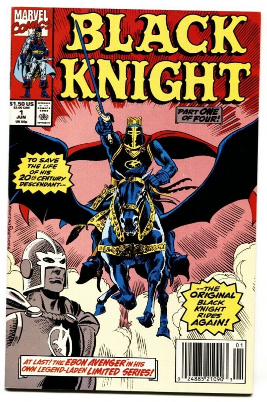 Black Knight #1 1990 Marvel-1st issue-Rides Again-Capt America-NM-