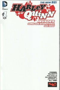Harley Quinn Invades Comic-Con International San Diego # 1 Blank Cover NM [D6]