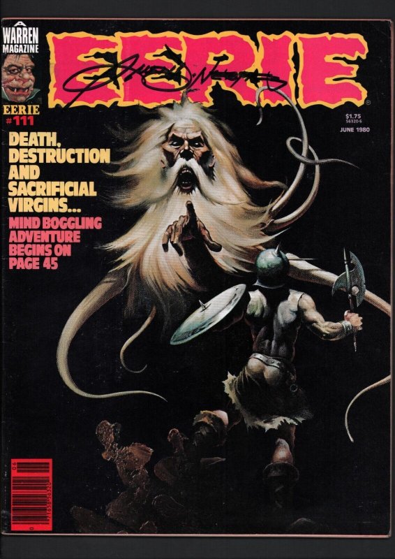 EERE Magazine #111 JUNE 1980 (FN-) - Warren - SIGNED BY RUDY NEBRES