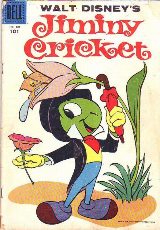 Four Color #701 (May-56) GD/VG Affordable-Grade Jiminy Cricket