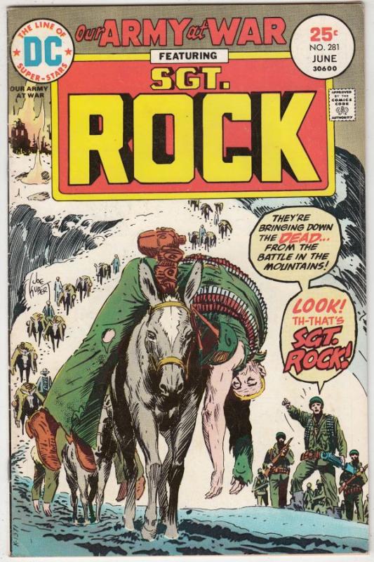 Our Army at War #281 (Jun-75) VF/NM High-Grade Easy Company, Sgt. Rock