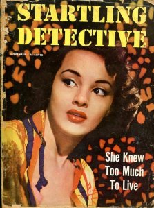 STARTLING DETECTIVE-NOV 1950-SPICY-MURDER-KIDNAP-NUDE-p/fr P/FR