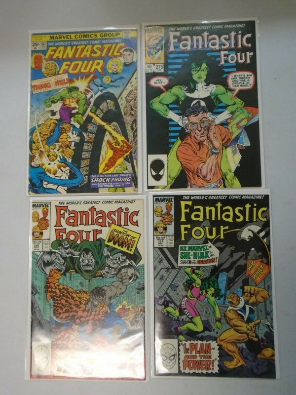 Fantastic Four lot 4 Hulk & She-Hulk battles and appearances (1976-1988)