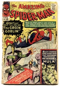 Amazing Spider-Man #14 -- 1st GREEN GOBLIN -- Marvel Silver-Age -- COMIC BOOK