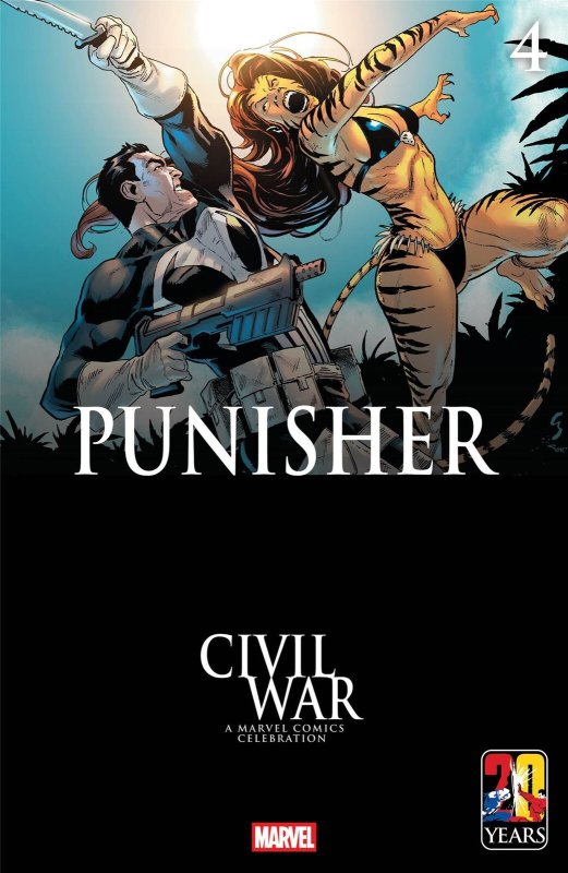 PUNISHER #4 GEOFF SHAW CIVIL WAR CELEBRATION VARIANT Marvel Comic Book 2026