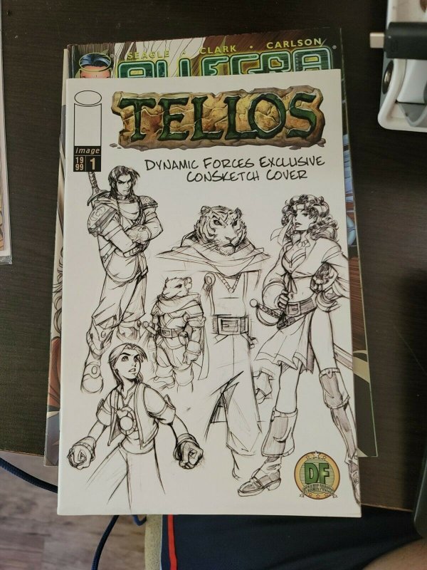Tellos #1 Dynamic Forces Exclusiver Consketch Cover (1999)