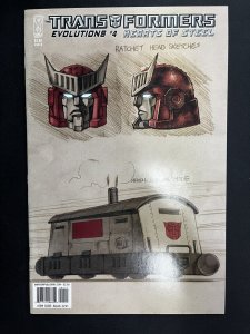 Transformers Evolutions #4 FN+ Ratchet Head Sketches IDW Publishing C245