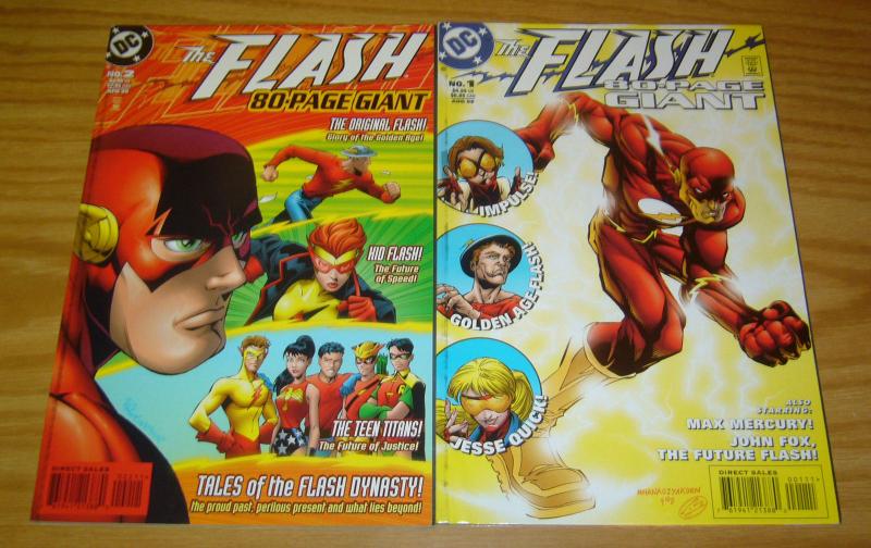 Flash 80-Page Giant #1-2 VF complete series - dc comics - impulse - jesse quick