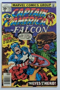 Captain America #212 (Aug 1977, Marvel) VF- 7.5 Red Skull and Arnim Zola app