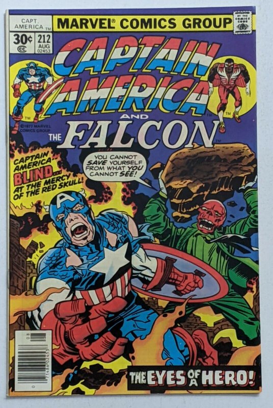 Captain America #212 (Aug 1977, Marvel) VF- 7.5 Red Skull and Arnim Zola app