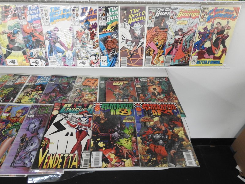 Huge Lot of 150+ Comics W/ Avengers, The Punisher, +More! Avg. FN+ Condition!