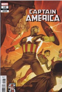 Captain America #12 2019 Marvel Comics 25th Anniversary Marvels Cover Tedesco