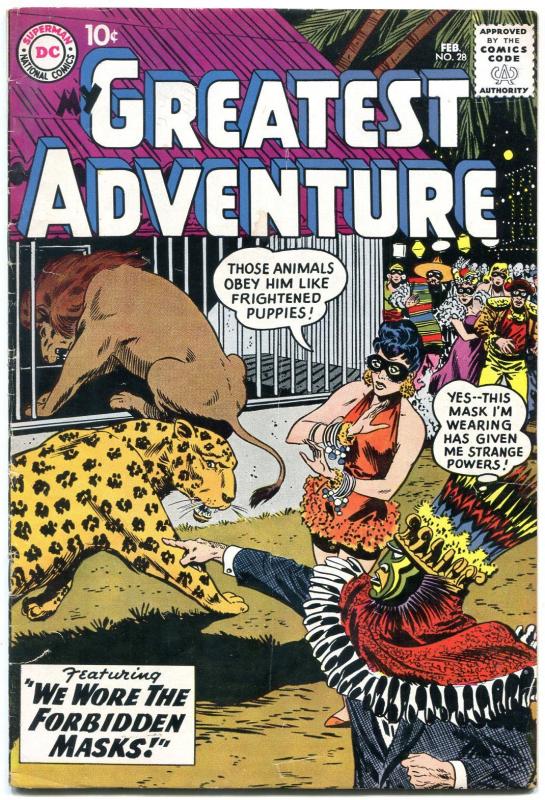 My Greatest Adventure #28 1958- Flash #105 ad- Jack Kirby FN