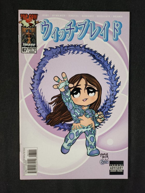 Witchblade 2PC Lot #67 - Pop Mhan Variant / Mature Content (9.2ob) 2003