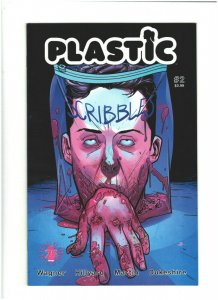 Plastic #2 NM- 9.2 Scribbles Variant Image Comics  2017 
