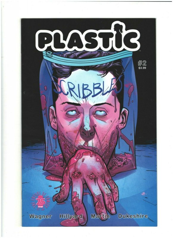 Plastic #2 NM- 9.2 Scribbles Variant Image Comics  2017 