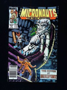 Micronauts The New Voyages #11  Marvel Comics 1985 Vf+ Newsstand