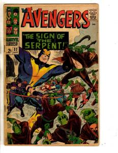 Avengers # 32 GD Marvel Comic Book Kang Iron Man Hulk Thor Captain America RH3