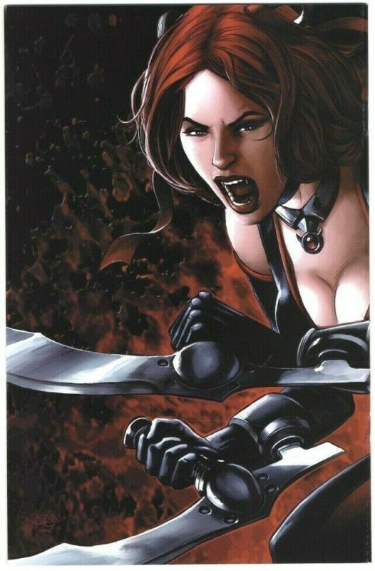 Bloodrayne: Lycan Rex #1 Greg Horn Sketch [SIGNED by TROY WALL with COA] - 2005