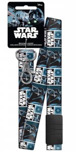 Star Wars Lanyard Darth Vader Design, 3/4 Width x 20 Hanging Length