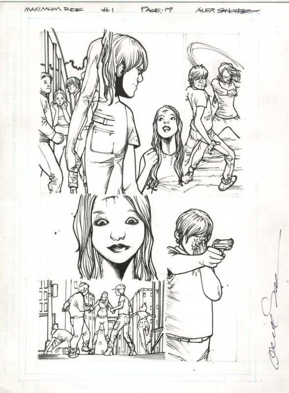 Max Ride First Flight #1 pg 19  Alex Sanchez Art  James Patterson   Maximum Ride