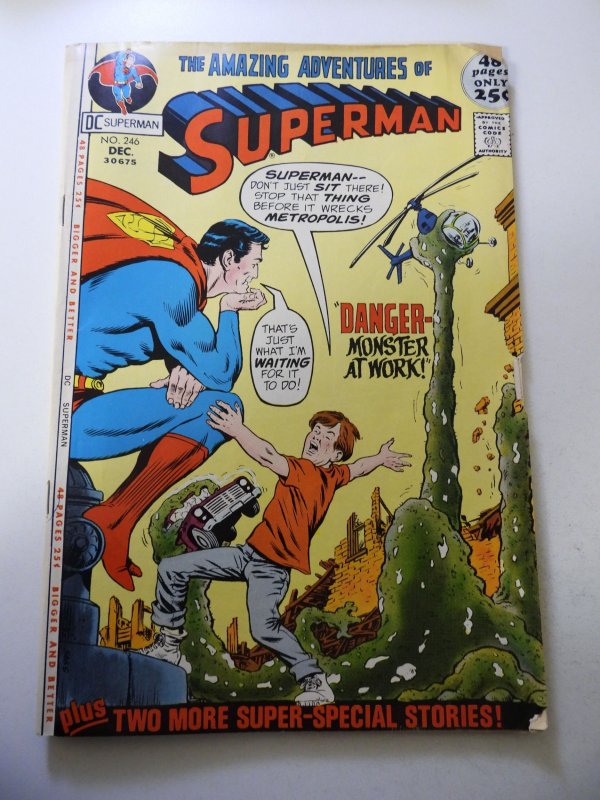 Superman #246 (1971) VG- Condition