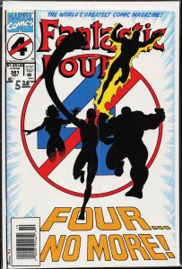 Fantastic Four #381 Newsstand Edition (1993) Fantastic Four