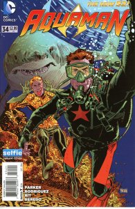 Aquaman 34  9.0 (our highest grade)  Dan Panosian Selfie Variant!