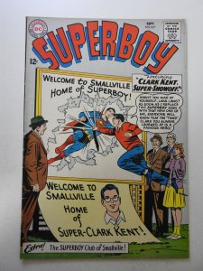 Superboy #107 (1963) VG+ Condition moisture stain