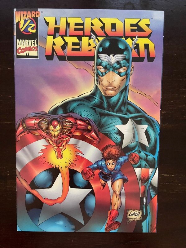 Heroes Reborn 1/2 wizard Marvel 1996 w/ COA VF/NM 9.0