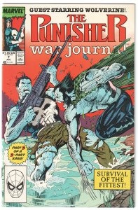 The Punisher War Journal #7 (1989) VS Wolverine!