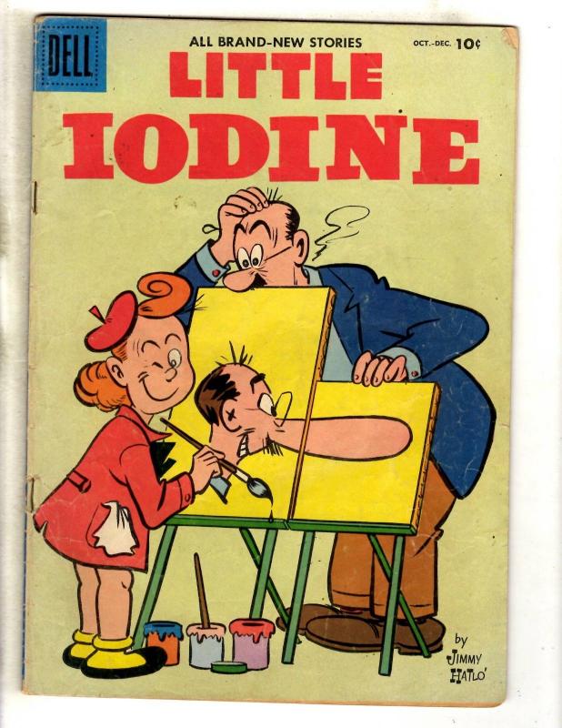 Little Iodine # 34 FN- Dell Comic Book Jimmy Hatlo Cartoon Series JL11