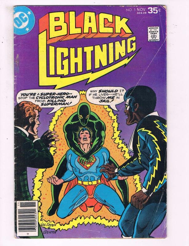 Black Lightning #3 FN DC Comics Comic Book Superman DE19