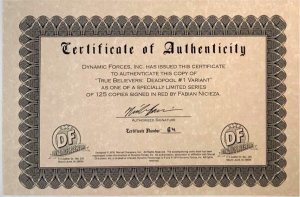 DEADPOOL TRUE BELIEVERS DEADPOOL : THE VARIANTS #1 SIGNED FABIAN NICIEZA W/COA.