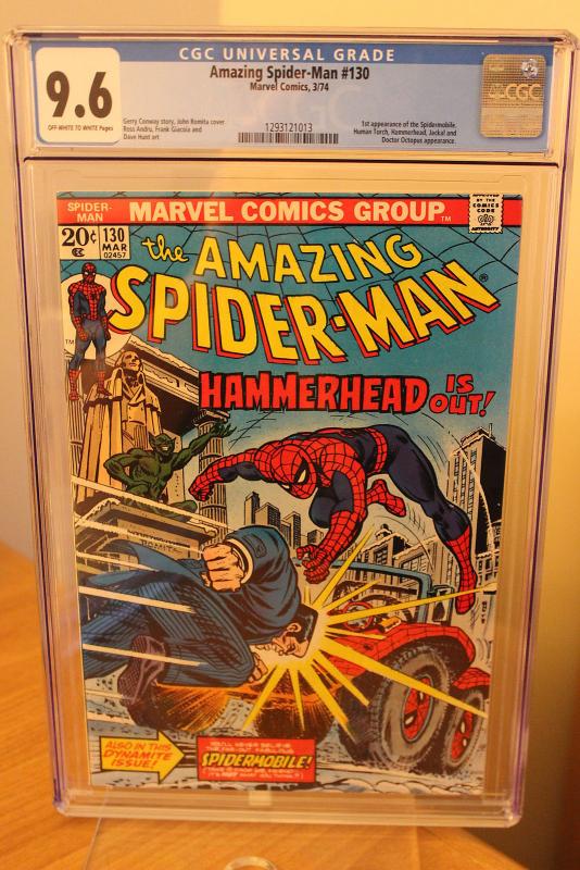 The Amazing Spider-Man #130 (Marvel, 1974) CGC NM+ 9.6 Off-white to white pages