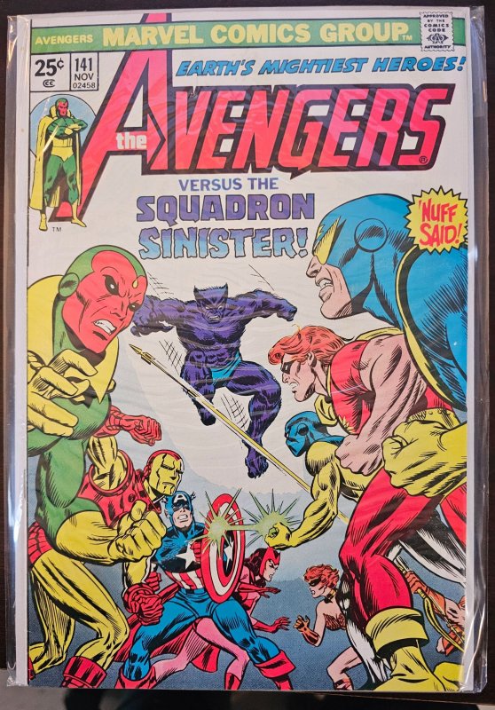 The Avengers #141 (1975) 1st George Perez Art on Avengers