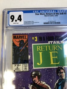 Star Wars: Return Of The Jedi (1983) # 3 (CGC 9.4 WP) | Canadian Price Variant