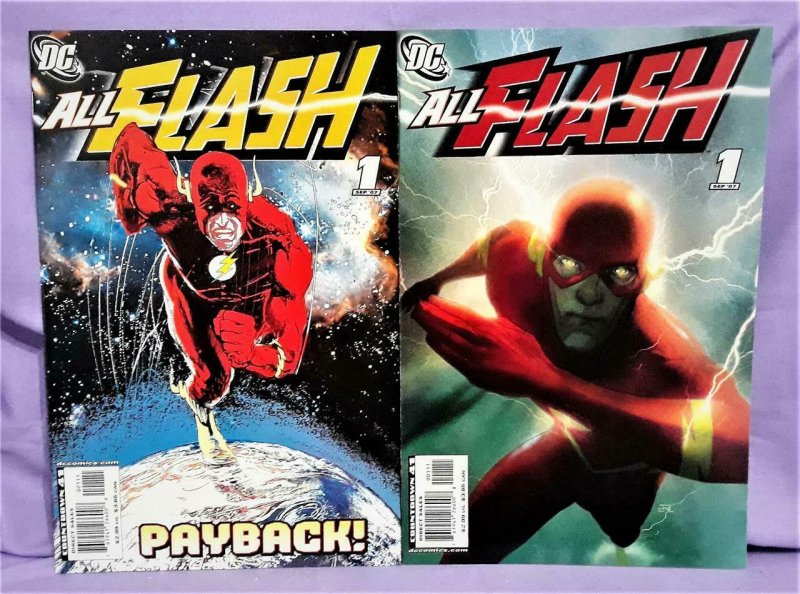 Mark Waid ALL FLASH #1 Sienkiewicz and Middleton Covers (DC, 2007)!