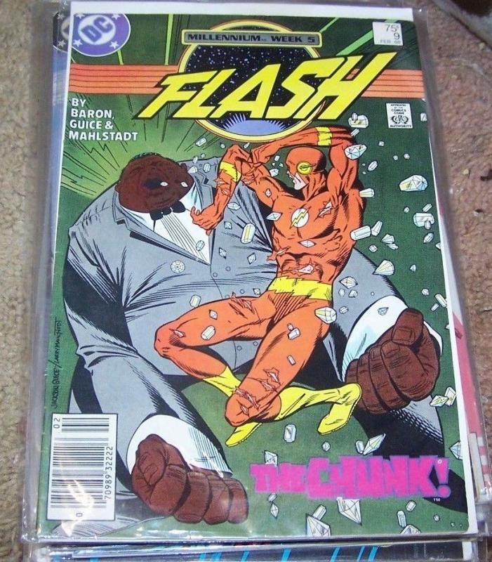 Flash comic # 9 DC wally west  HOT  TV Show cw THE CHUNK